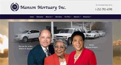 Desktop Screenshot of mansonmortuary.com